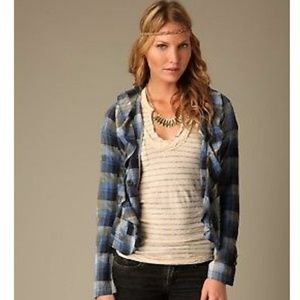 Free People Liberty Cascade ruffled Blazer size 2